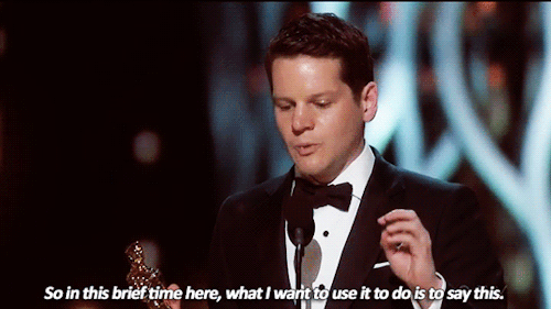 Graham Moore's Oscar Speech Kindness